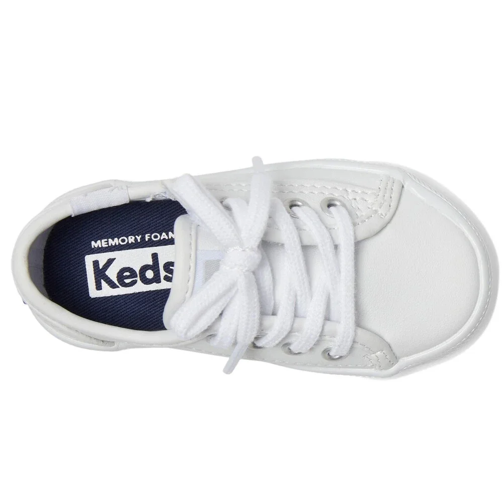 Keds Kickstart Jr Sneakers Toddlers US 7 M White Round Toe Casual Shoes ZOGG3242
